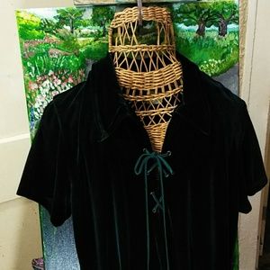 Resource Green Velour Dress